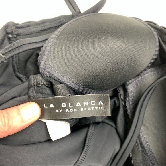 La Blanca  By Rod Beattie Black One Piece Swimsuit - Picture 6 of 10